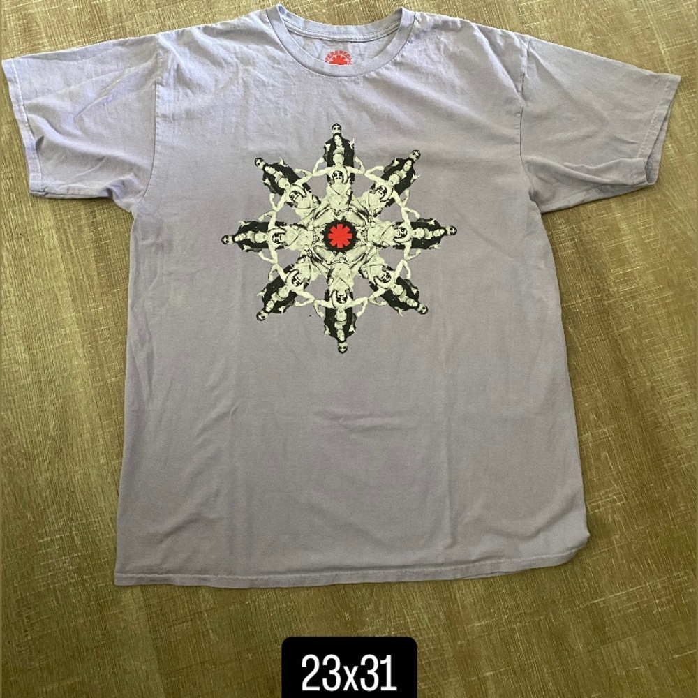 RHCP red hot chili peppers concert tee 2022